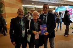 Il Dott. Gambelunghe ed il Prof. De Feo con il Dott. Claudio Pacella